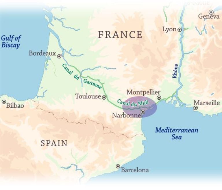 Canal du Midi Cruise Holidays From European Waterways : European Waterways