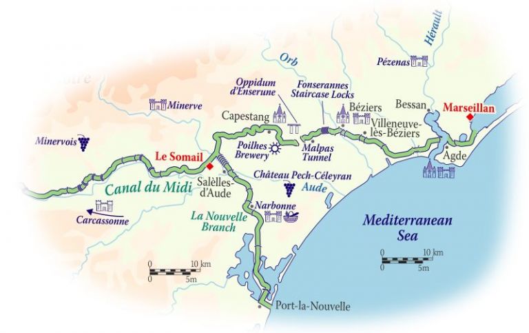 Anjodi | Classic Canal du Midi Cruise | European Waterways : European ...