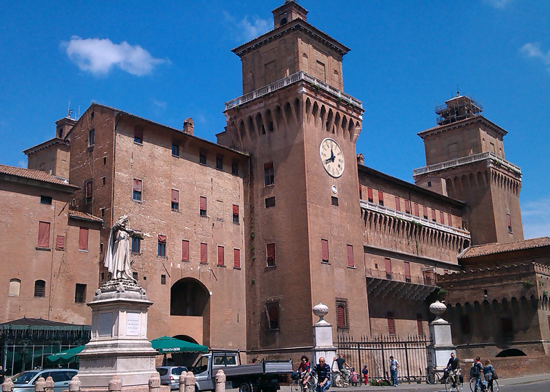 Step off your Italian River Cruise and enjoy the Estense Castle in Ferrara