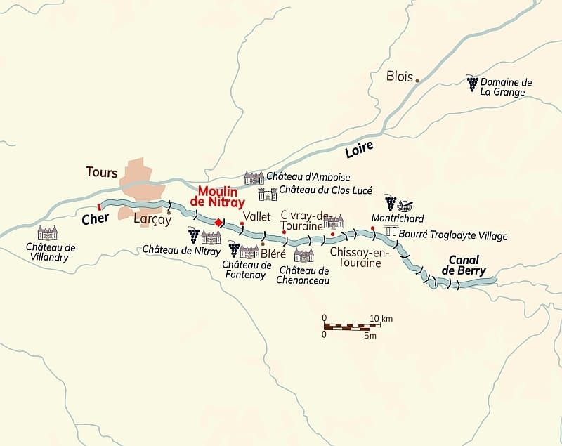 Nymphea Cruise Map