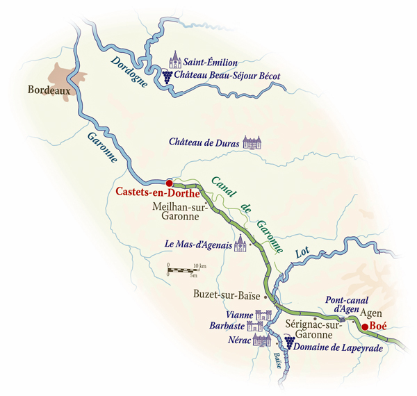 Hotel Barge Cruises in Bordeaux | European Waterways : European Waterways