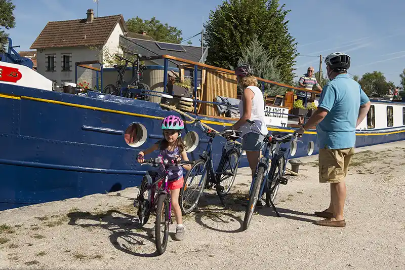 Bikes for all ages are available on Family Cruises