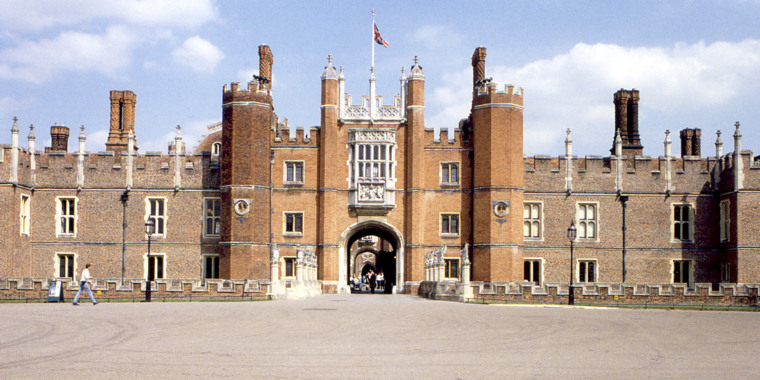 Hampton Court Palace turreted Gatehouse