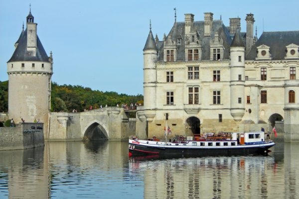 Nymphea cruising on the River Loire in the Loire Valley