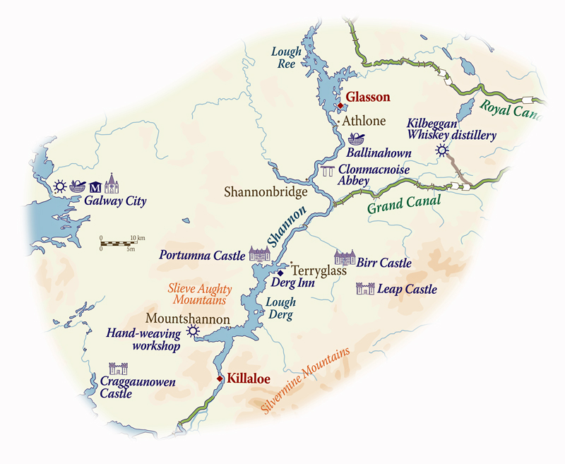 River Shannon Map