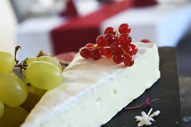 Brie de Meux is a popular cheese served on our Champagne barge cruises