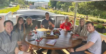 Family cruise aboard Finesse. Courtesy of client Mrs Brooke Meyer