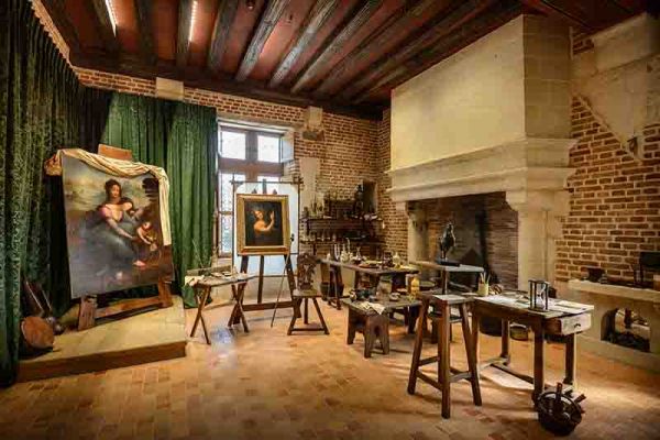 © Château du Clos Lucé Ateliers de Léonard de Vinci © Léonard de Serres