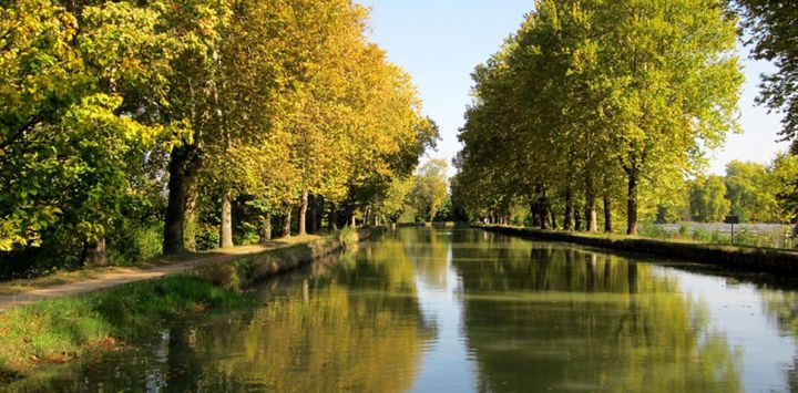 The Canal de Garonne in Southwest France