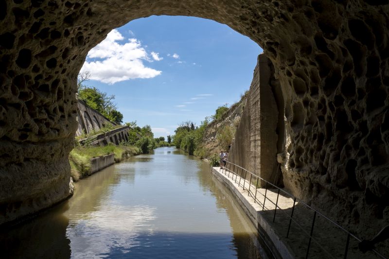 Tunnel on the Canal du Midi