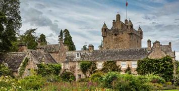 Flower Garden, Cawdor Castle, Scotland, August 2014