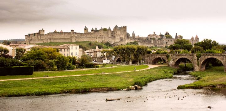 Why take a trip to France? - Carcassonne from the Canal