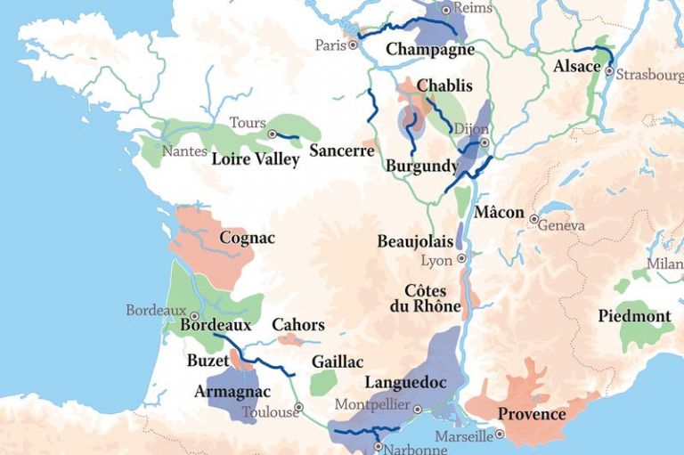 French Wine Regions - A Comprehensive Pocket Guide : European Waterways