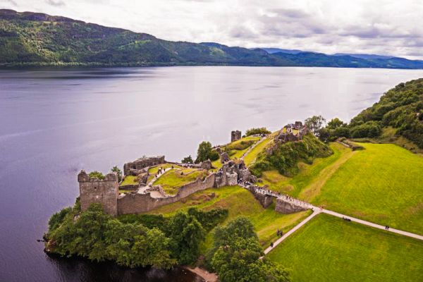 Urquhart Castle from Above