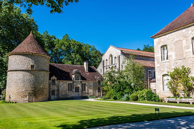 In search of Burgundy's best Chateaux and Abbeys? Fontenay Abbey, aka Abbaye de Fontenay can be visited on our luxury hotel barge, La Belle Epoque