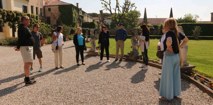 Guests aboard La Bella Vita luxury cruise visit the Bagnoli Wine Estate on a hand-picked excursion