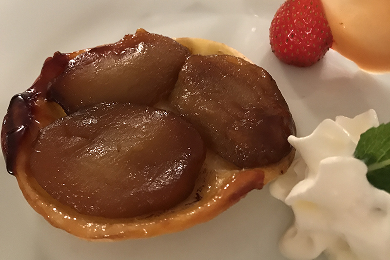 Tart Tatin - a popular dish aboard our French luxury barge cruises