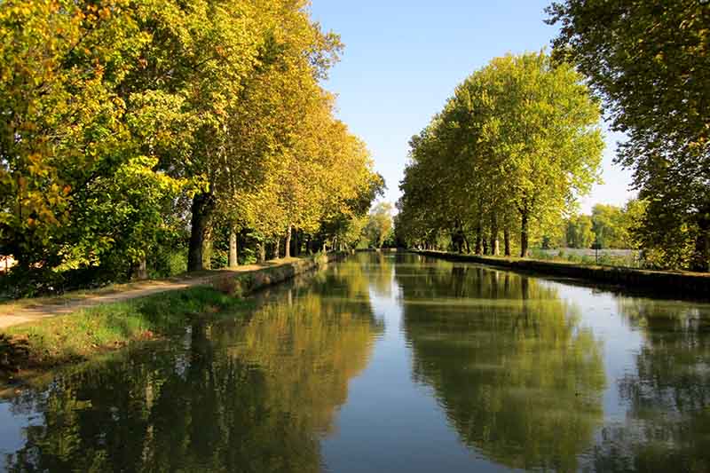 The Canal de Garonne in Southwest France