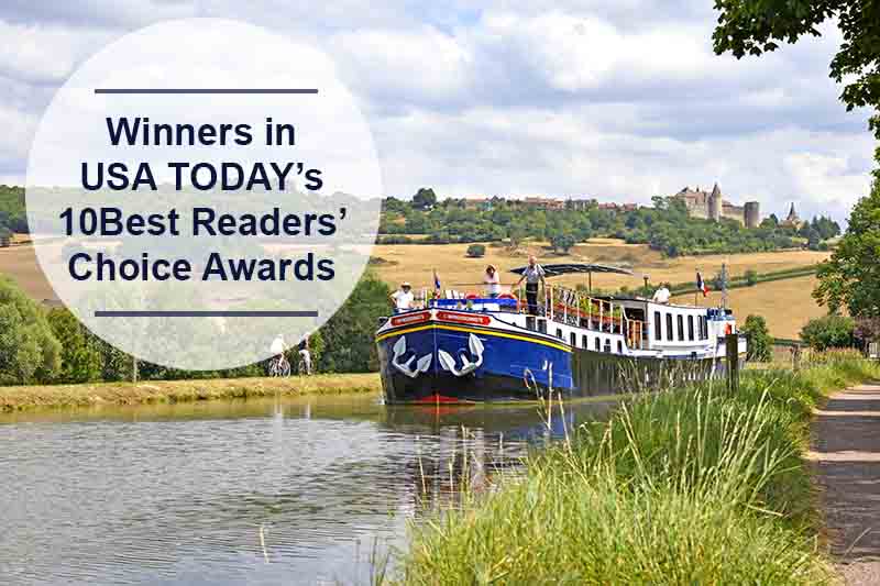 European Waterways voted amongst USA TODAY's 10Best River Cruise Lines