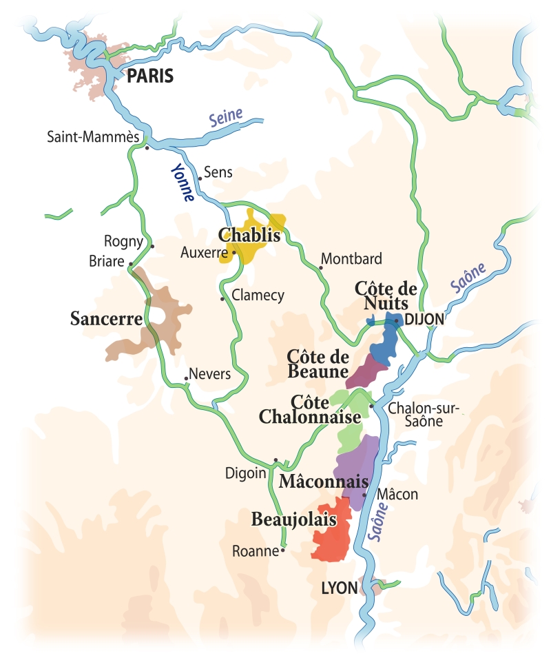 Maps - The wines of Chablis