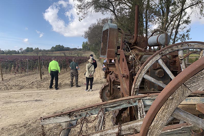 Winery tour on a cruise aboard hotel barge Anjodi by Judi Cohen