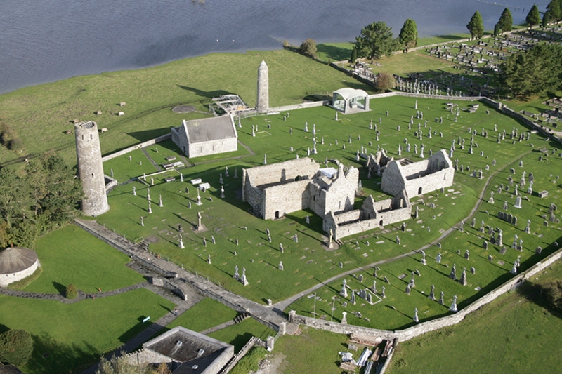 Clonmacnoise Monuments and River Shannon
