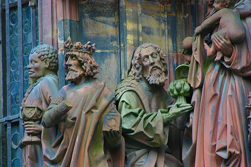 Statues of Prophets Strasbourg Cathedral
