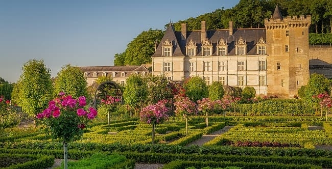 Chateau de Villandry in the Loire ValleY