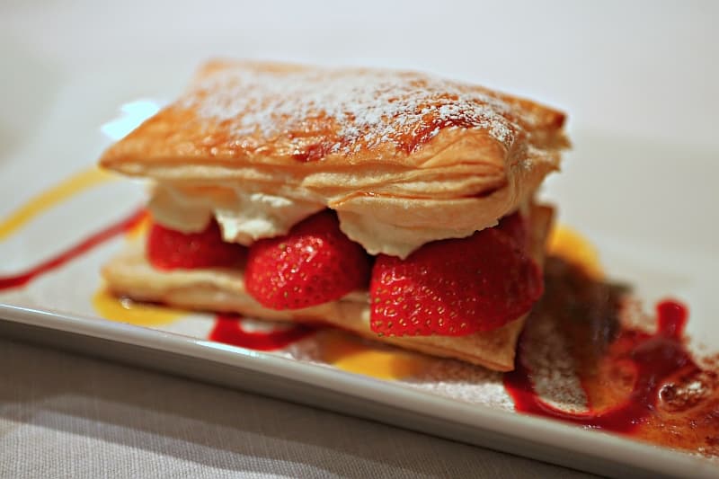 Classic French Dessert Mille-feuille
