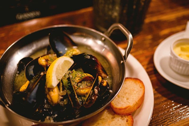French dishes - Moules Marinières
