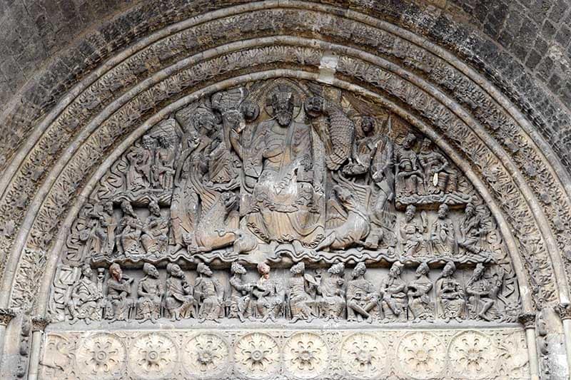 Abbaye de Moissac -St Pierre Church’s famous portal entrance and tympanum © Patrice Thebaut