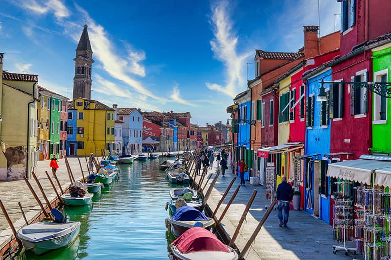 Burano, the ‘Island of Lace’.