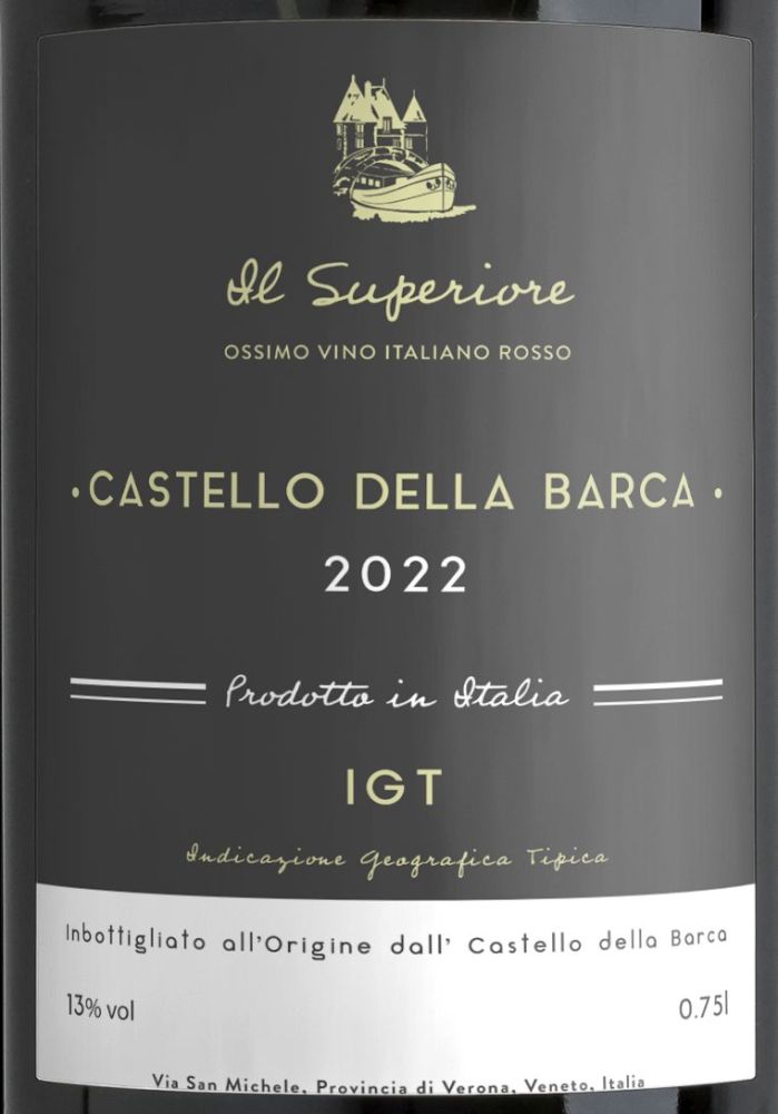 Italian Wine Bottle Label