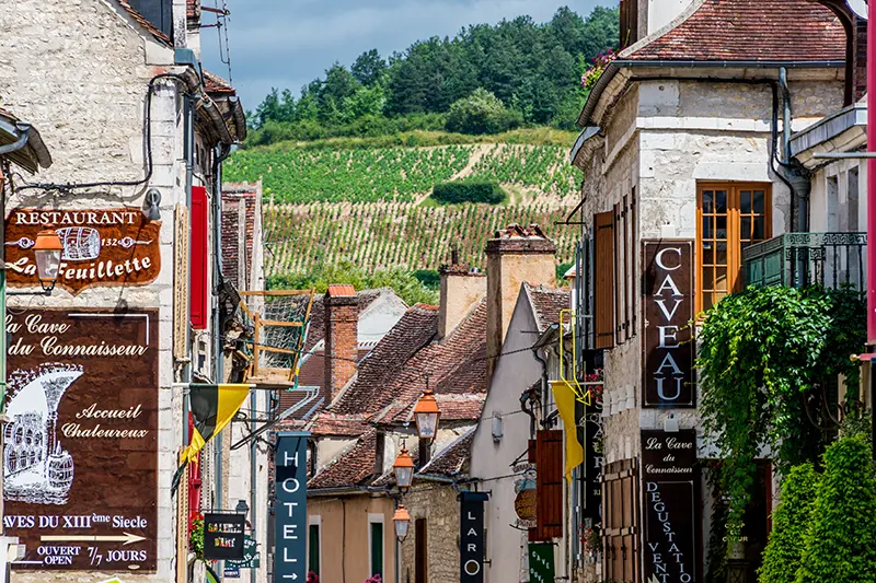 The town of Chablis