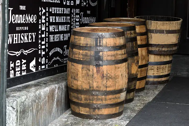 Tennessee whiskey barrels
