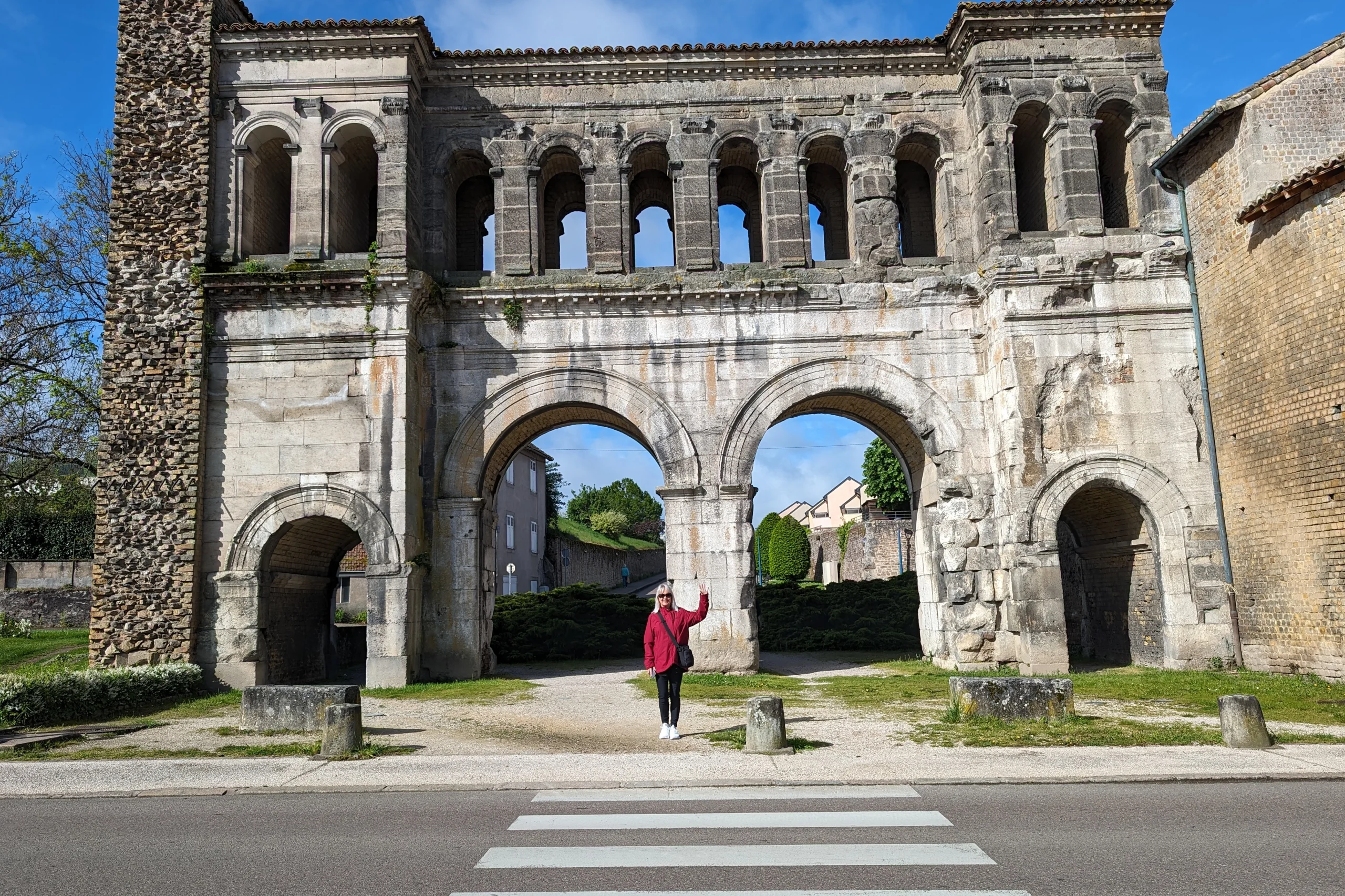 Roman Gate at Autun by Jo Castro