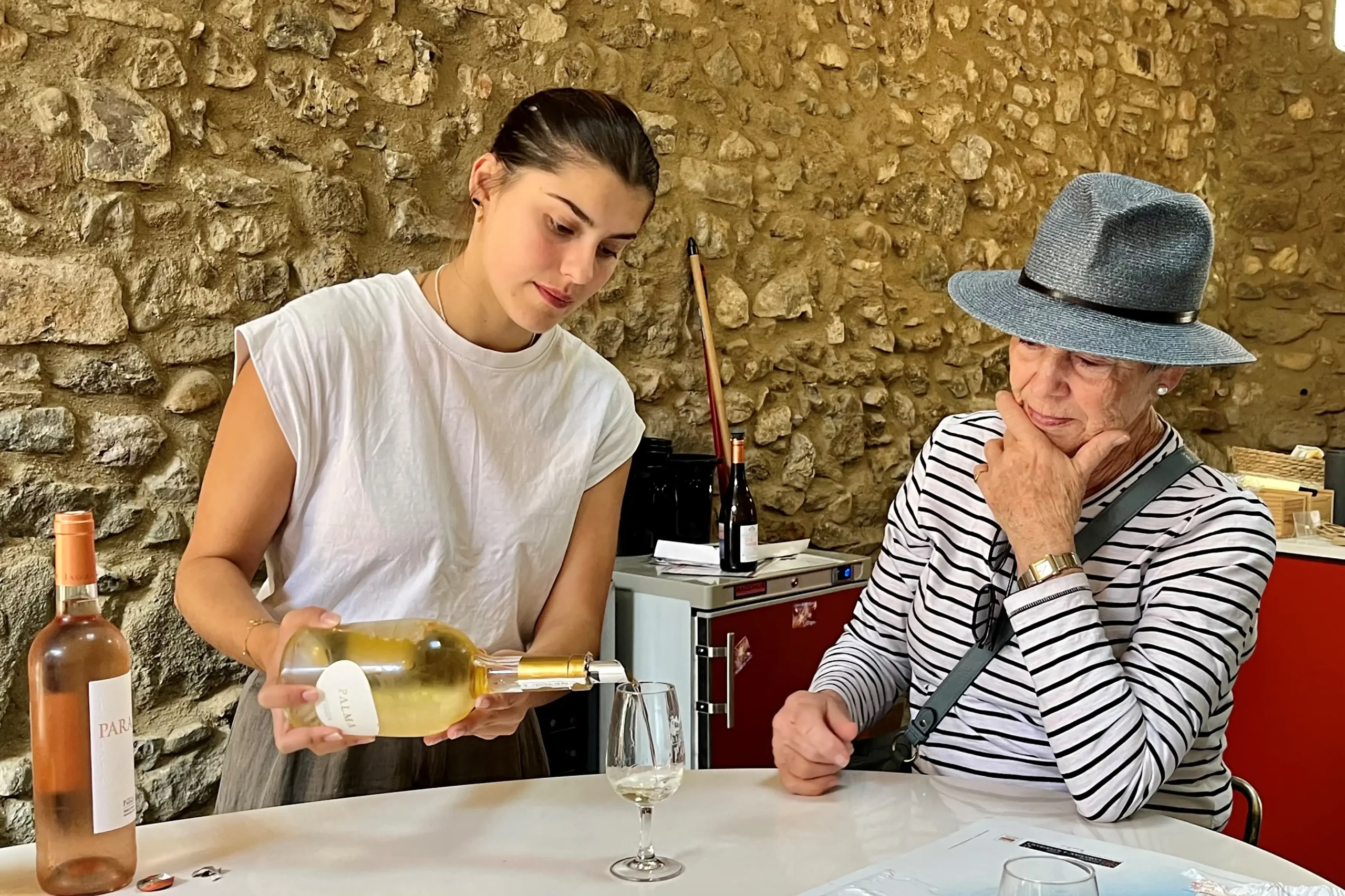 Wine tasting at the Château de Paraza in Southern France