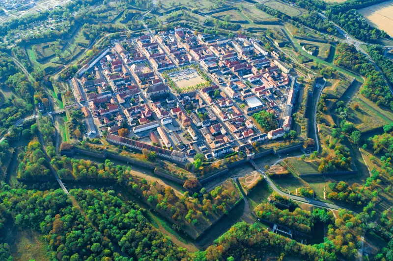 Neuf Brisach is one of the most complete of Vauban’s 17th century citadels