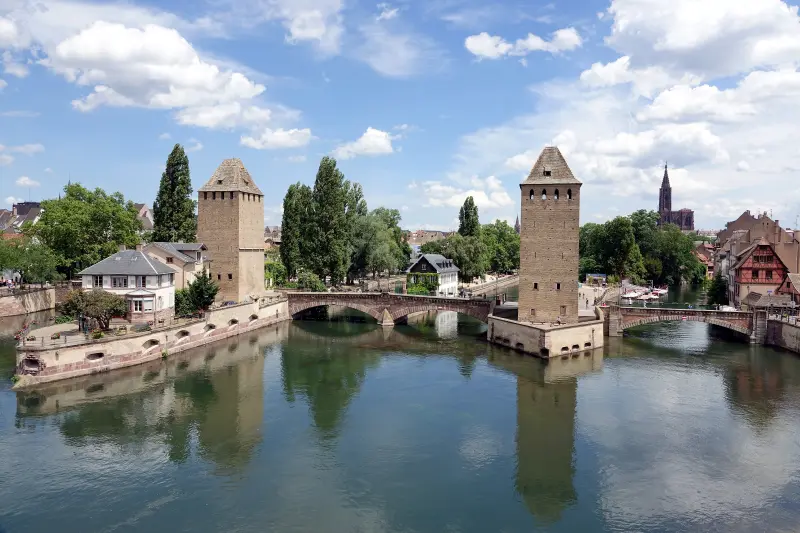 Places of Interest along the River Rhine - Strasbourg’s Ponts Couverts