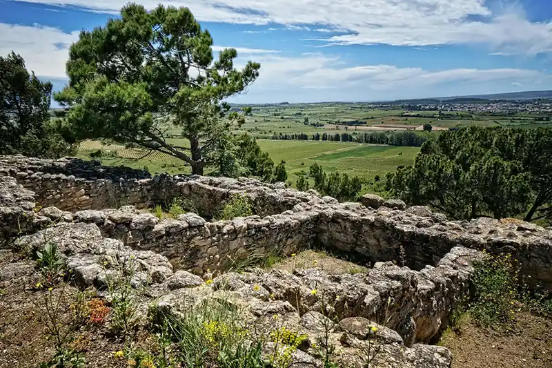 Oppidum d'Ensérune ©mharrsch Oppidum d'Ensérune in the Canal du Midi