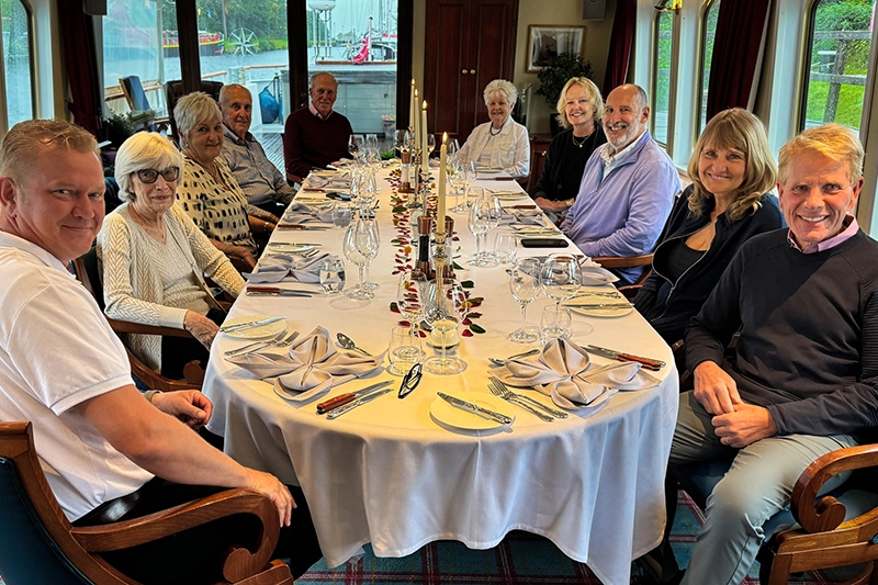 Dining aboard the Spirit of Scotland by RC Staab
