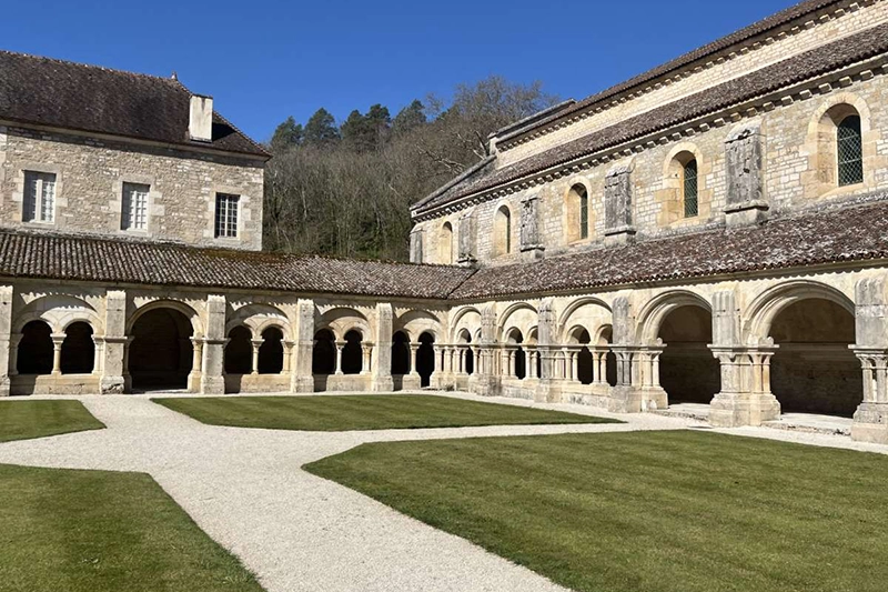 Cloisters at the Abbaye de Fontenay Cloisters at the Abbaye de Fontenay in Burgundy, by Michael Edwards