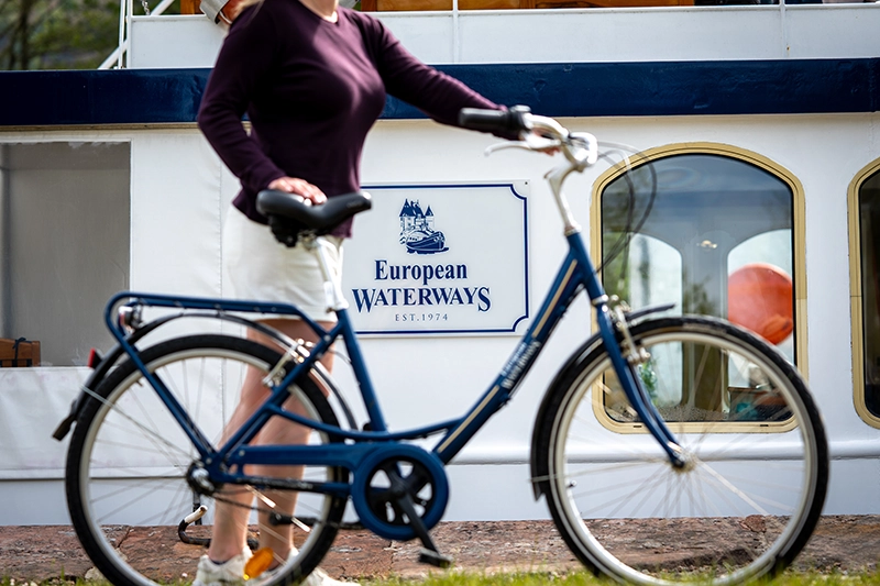 Biking aboard European Waterways luxury barge cruises