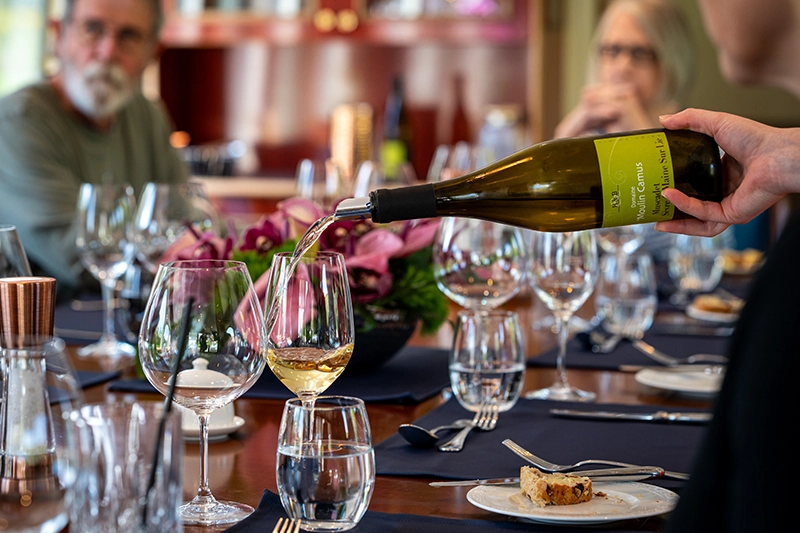 Wine pariring aboard European Waterways luxury barge cruises