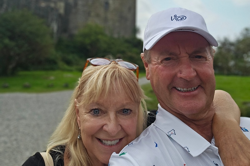 Danny and Alice in front of Eilean Donan Castle Danny and Alice taking a selfie in front of Eilean Donan castle in Scotland