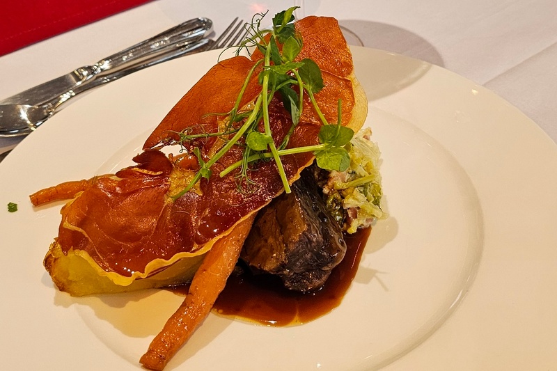 Dinner on board the Spirit of Scotland