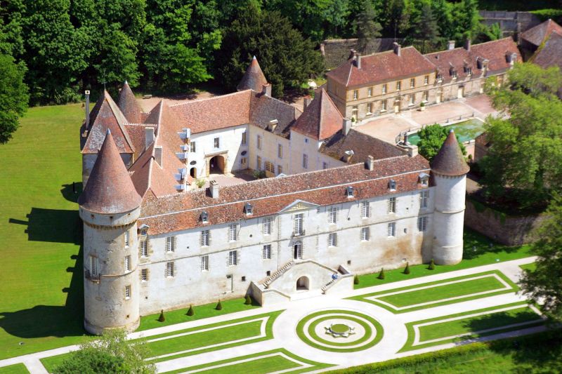 Chateau de Bazoches in Burgundy France