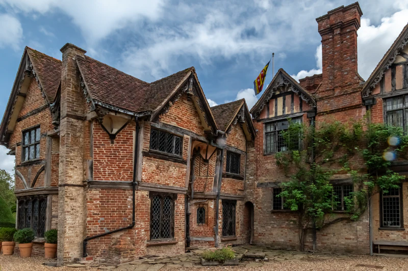 Historic Dorney Court along the river Thames
