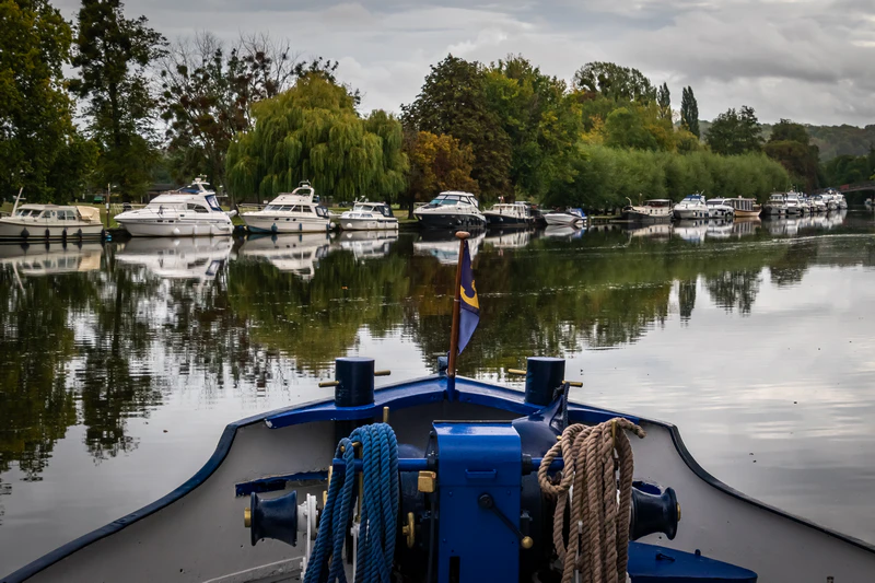 Cruising on the Thames onboard Magna Carta