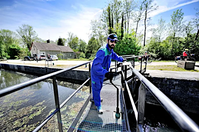 Lock Keeper managing water levels